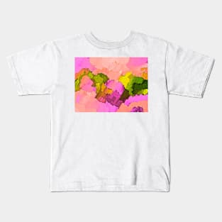 For The Love of Pink Abstract Kids T-Shirt